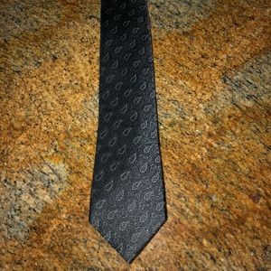Men’s Black Skinny Tie